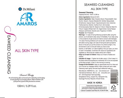 seaweed cleansing carton.jpg Image of carton - seaweed cleansing carton